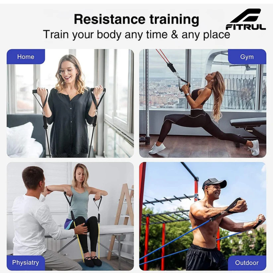 Resistance Tube - Set of 11 - belt